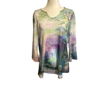 Trisha Tyler pullover top In Medium EUC